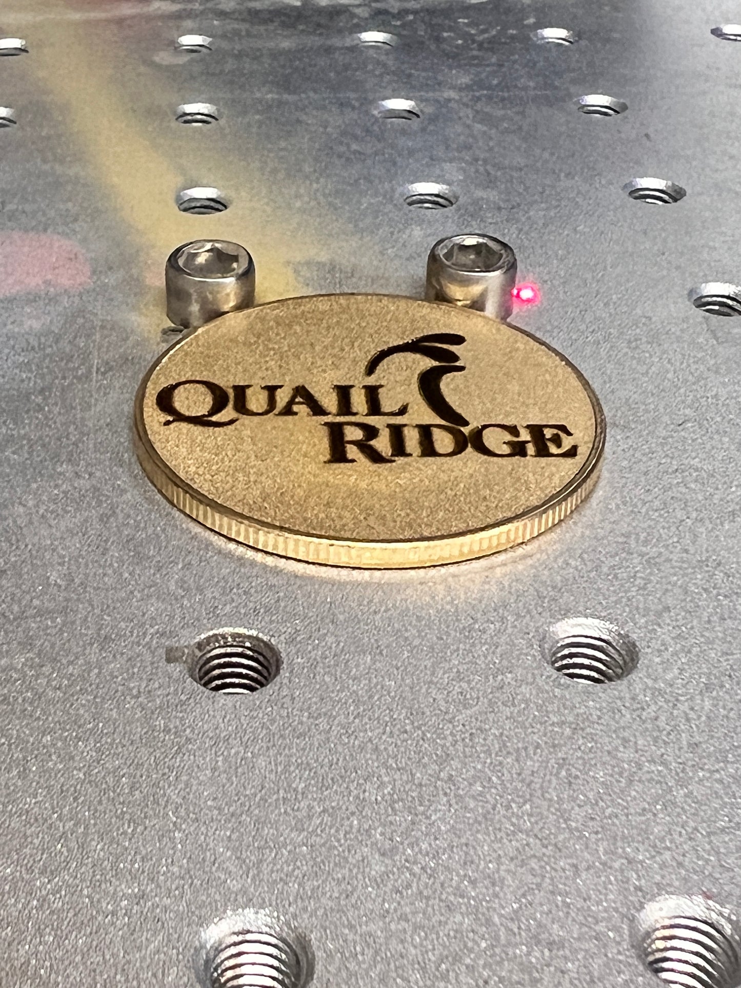Custom Engraved- Solid Brass Challenge Coin