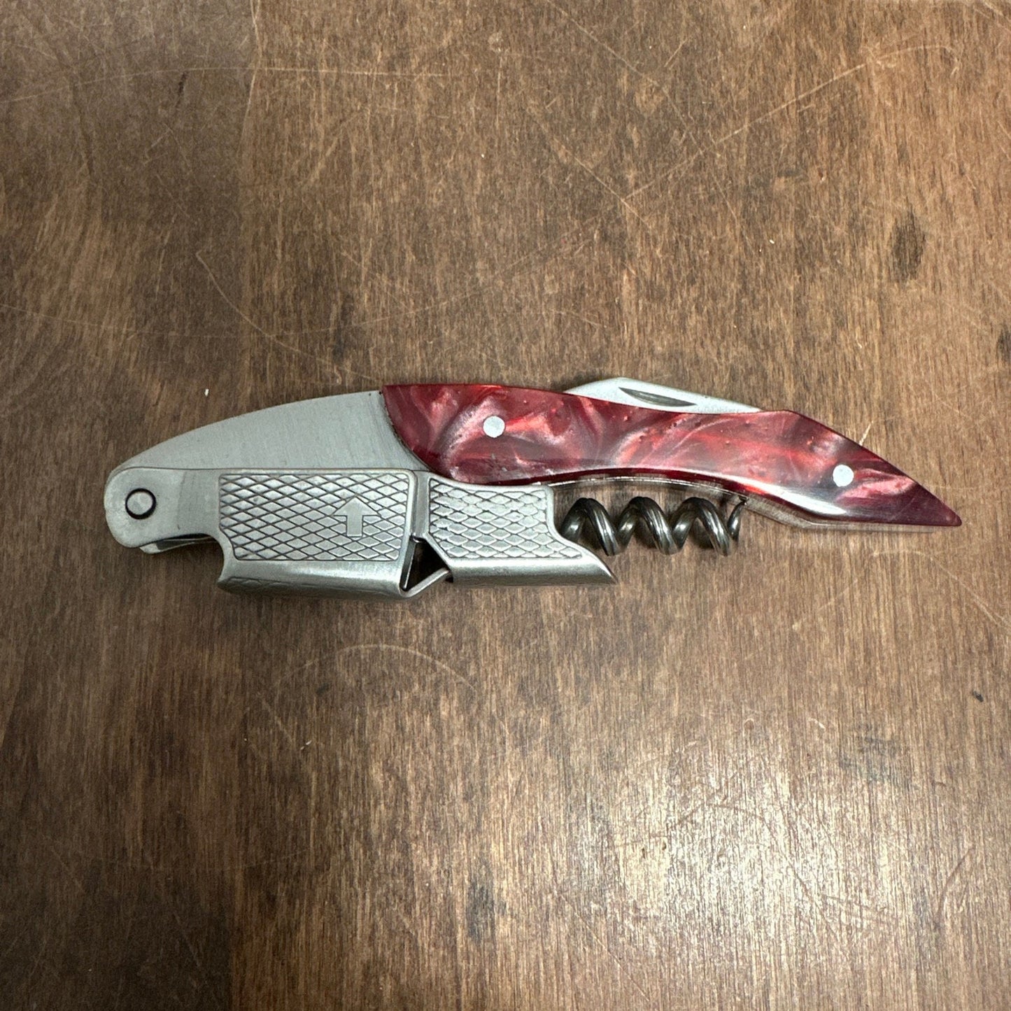 Wine Bottle Opener, Professional Double Hinge Corkscrew Key