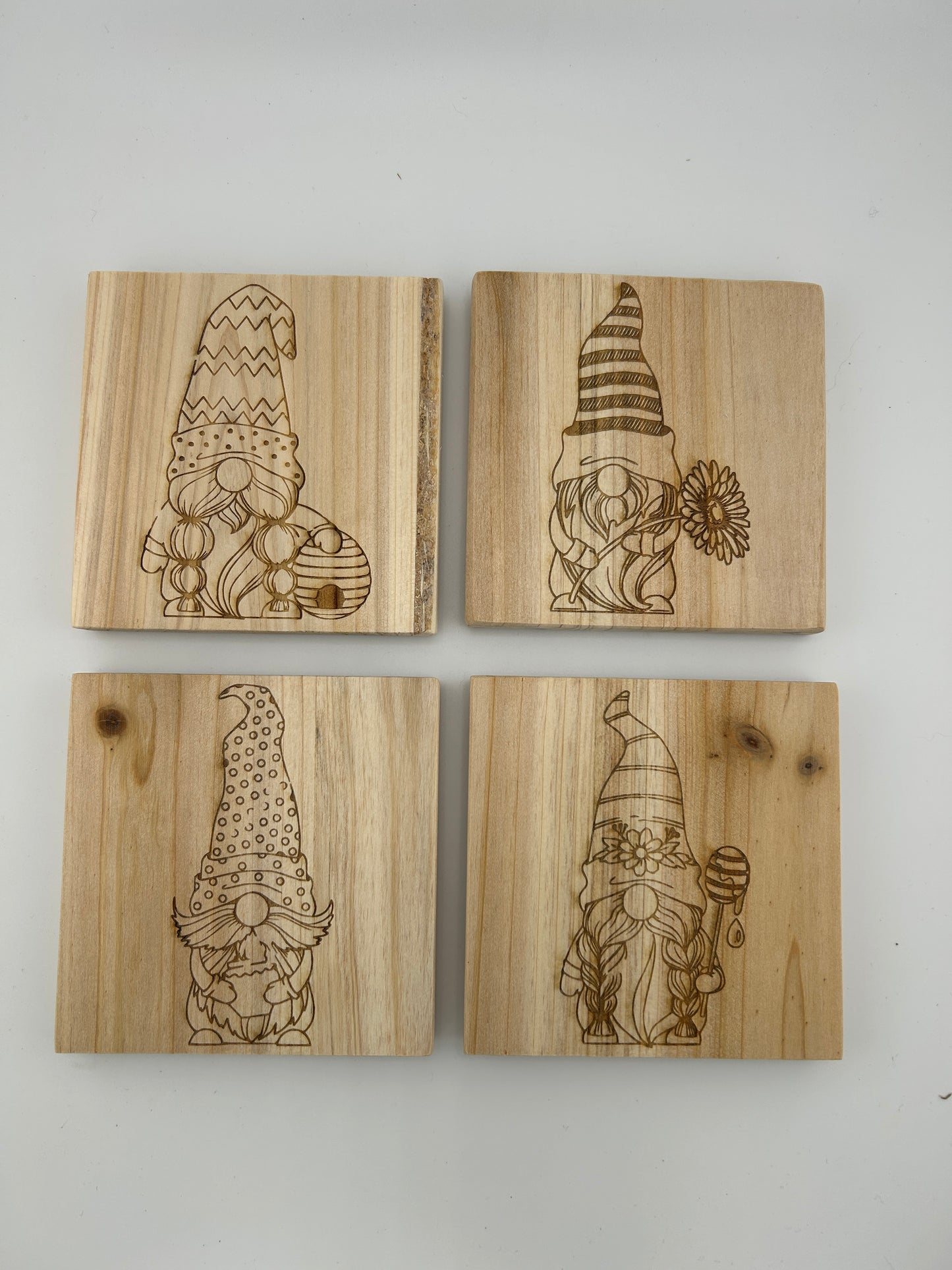 Honey Gnome Coasters