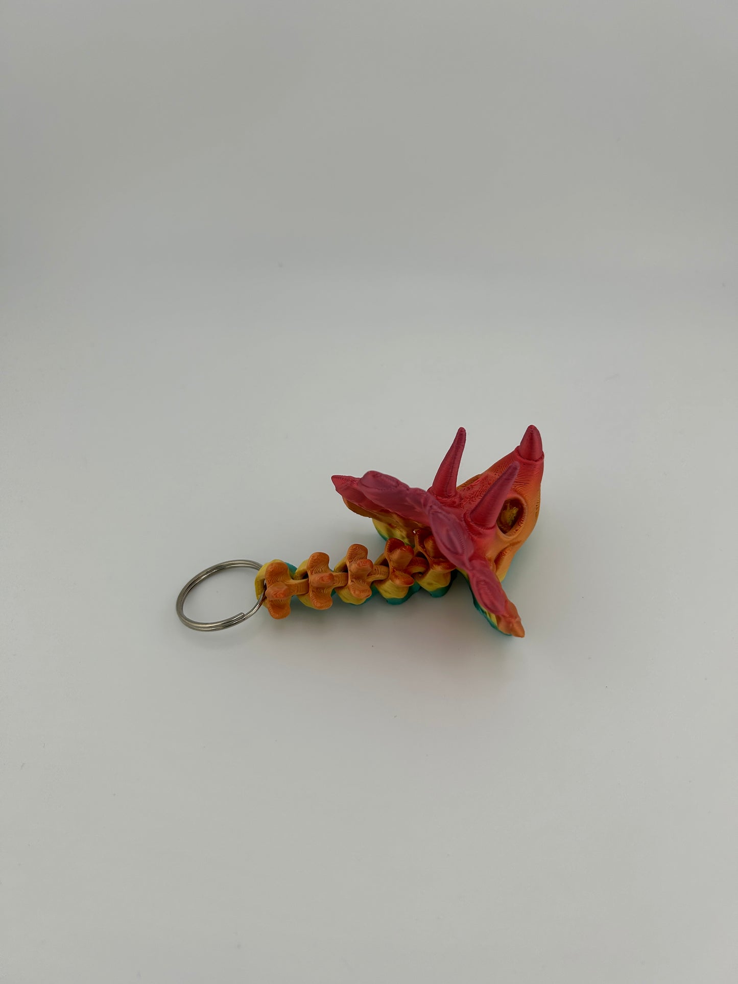 Skeleton Triceratops Keychain