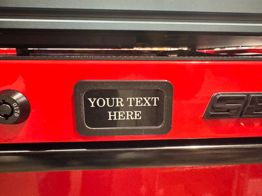 Magnetic Custom Tool Box Label