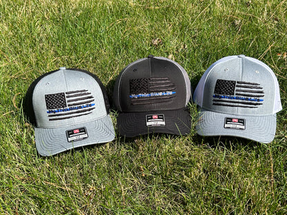 My Thin Blue Life Flag Hats