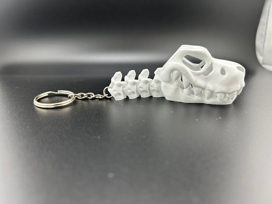 Skeleton T-Rex Keychain