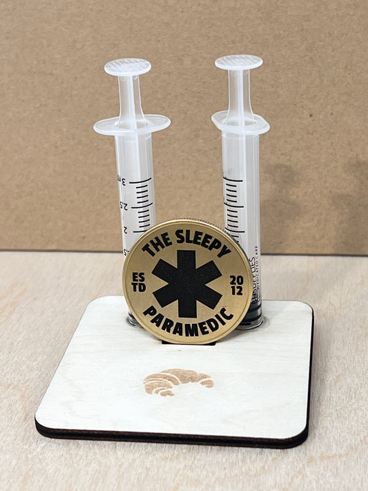 SLEEPY PARAMEDIC CHALLENGE COIN - LIMITED EDITION