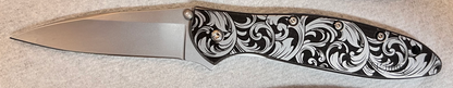 KERSHAW LEEK - SCROLL ENGRAVED