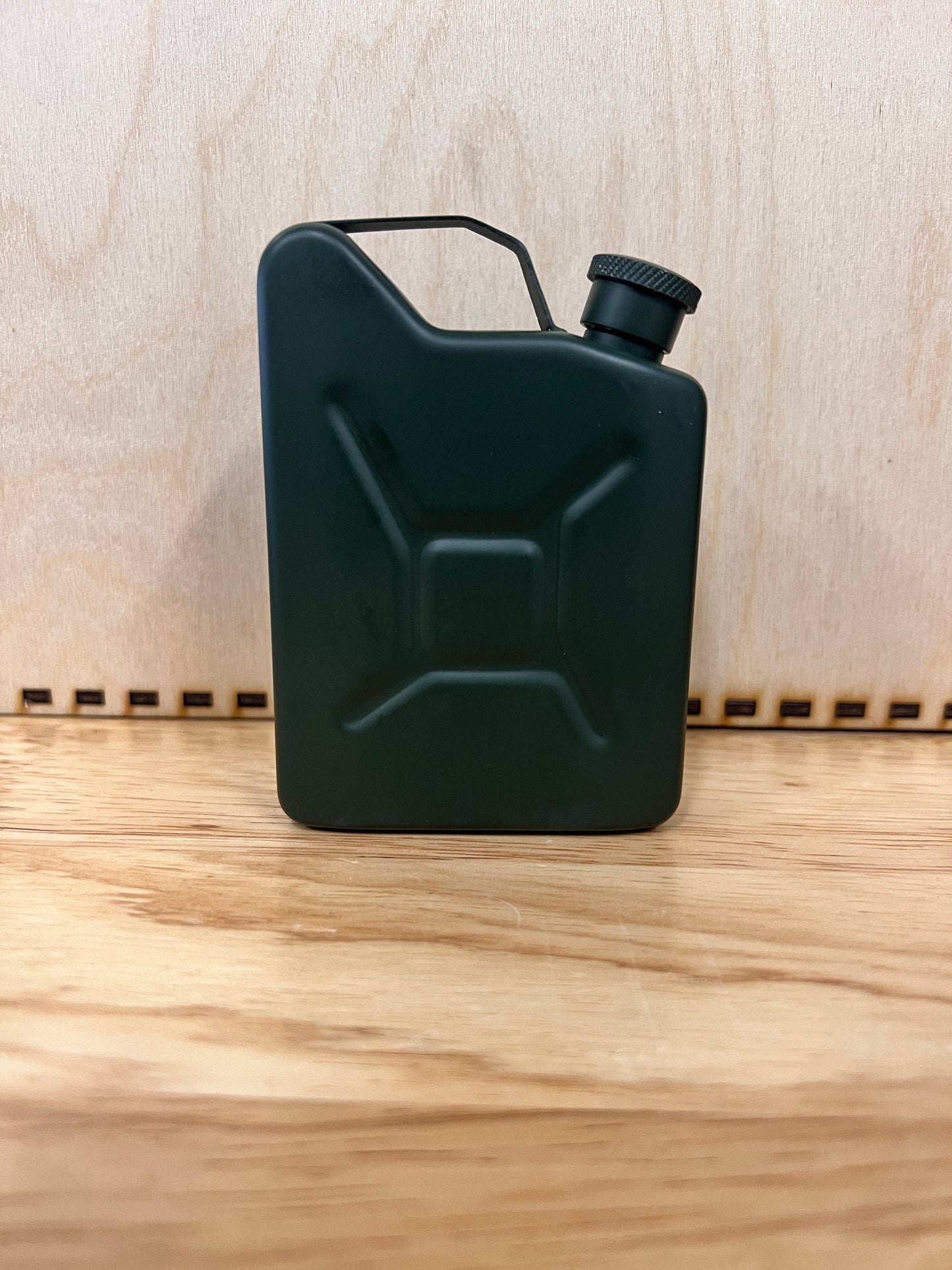 NATO Style Fuel Can/Jerry Can Flask - 5oz Blank - Fuel Red or NATO Green