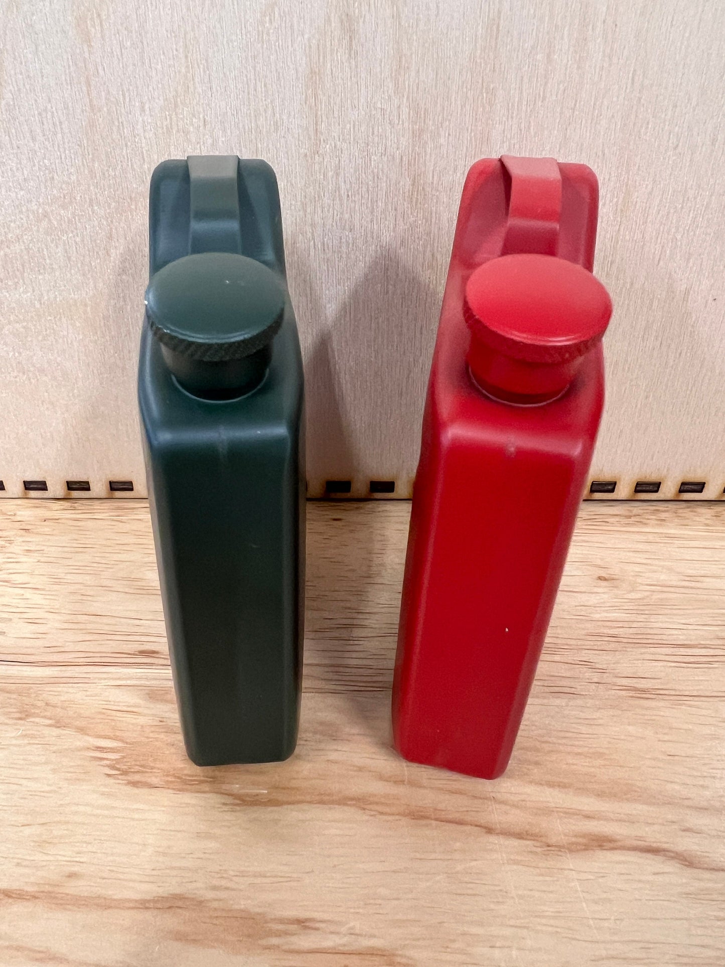 NATO Style Fuel Can/Jerry Can Flask - 5oz Blank - Fuel Red or NATO Green