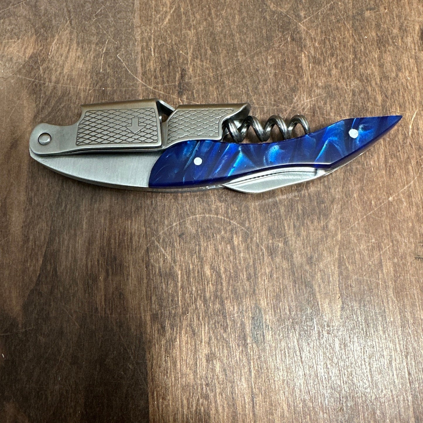 Wine Bottle Opener, Professional Double Hinge Corkscrew Key