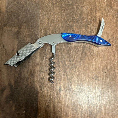 Engravers Blanks, NO LOGO,  Ships From Idaho, USA, Wine Bottle Opener, Professional Double Hinge Corkscrew Key, Lot of 10