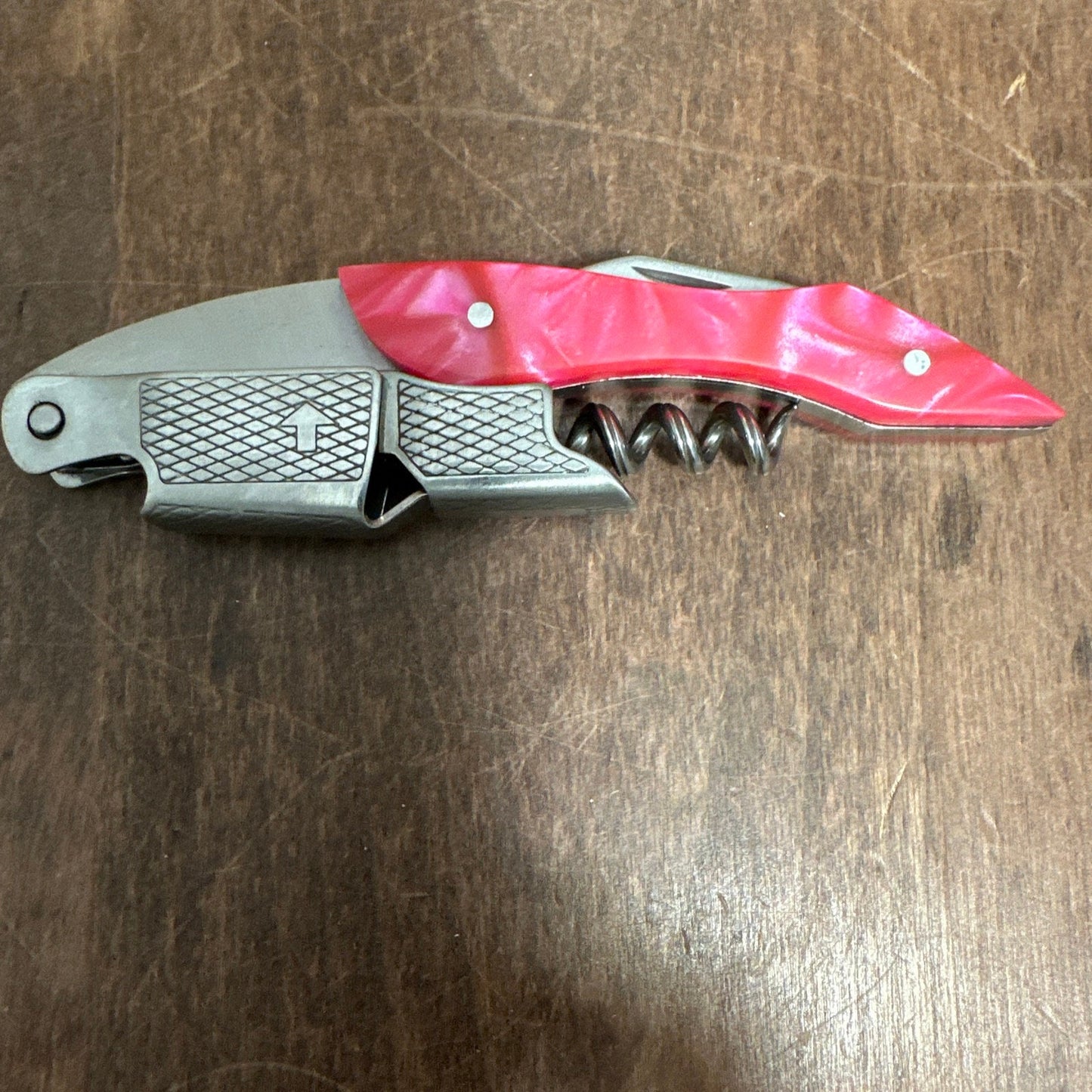 Wine Bottle Opener, Professional Double Hinge Corkscrew Key