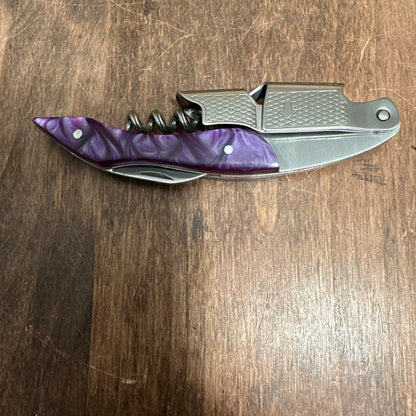 Wine Bottle Opener, Professional Double Hinge Corkscrew Key