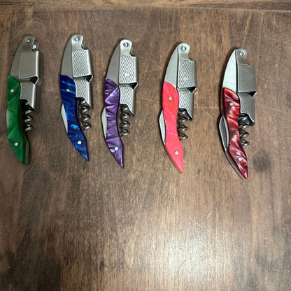 Engravers Blanks, NO LOGO,  Ships From Idaho, USA, Wine Bottle Opener, Professional Double Hinge Corkscrew Key, Lot of 10